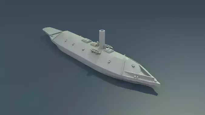 CSS Virginia 1862 3D print model