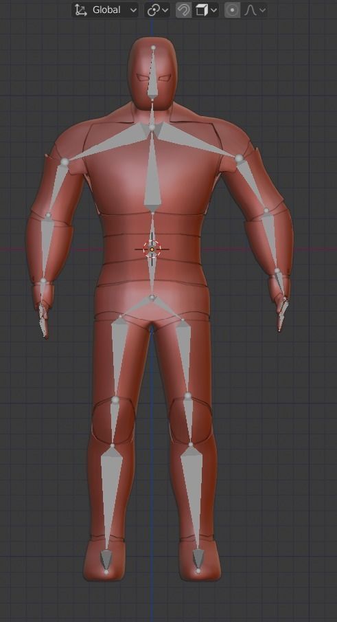 Carbon Fibre Guard Robot 3D model_1