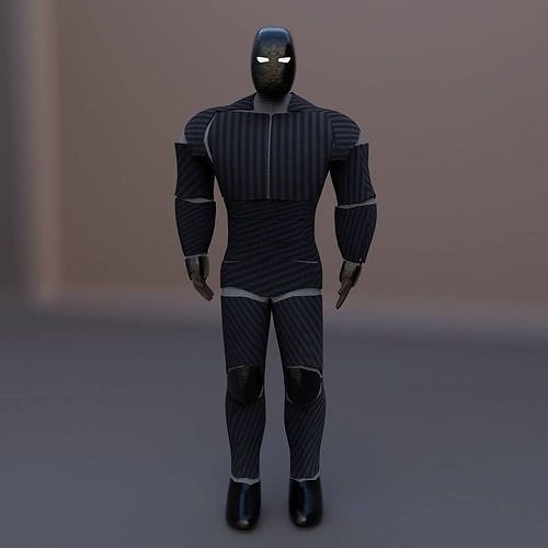 Carbon Fibre Guard Robot 3D model