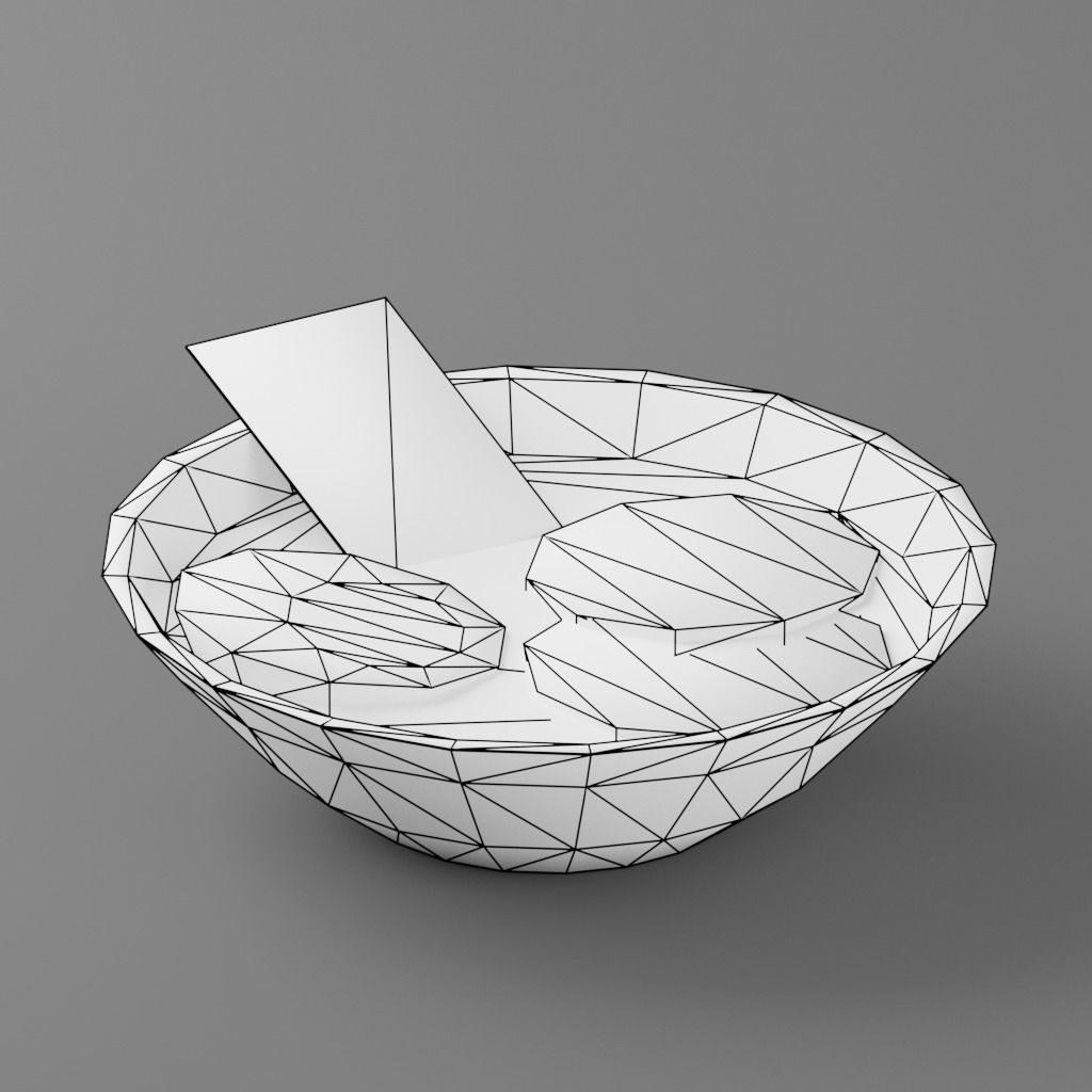 Ramen G07 Low-poly 3D model_10