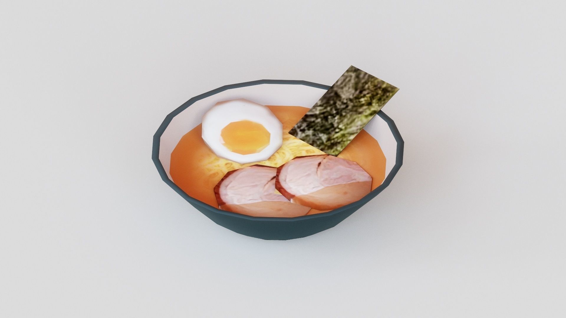 Ramen G07 Low-poly 3D model_2