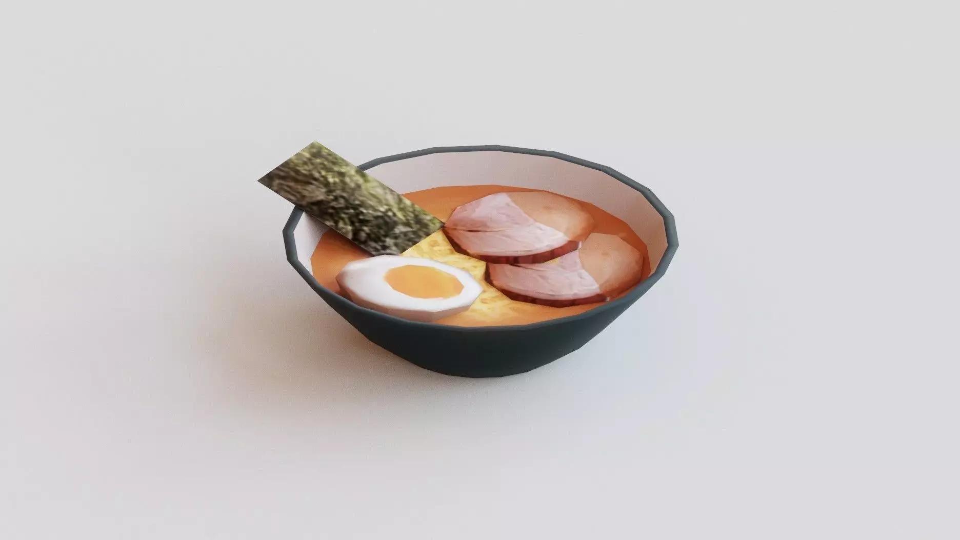 Ramen G07 Low-poly 3D model_0