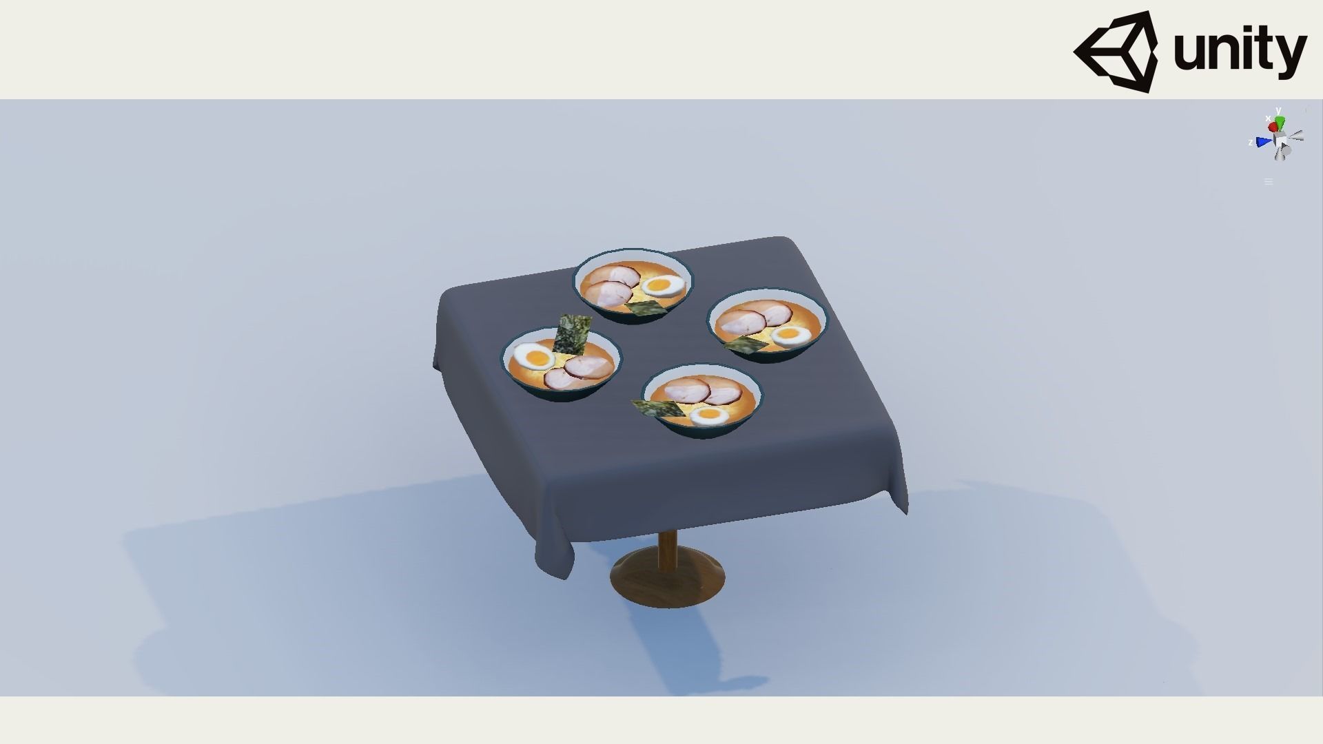 Ramen G07 Low-poly 3D model_11