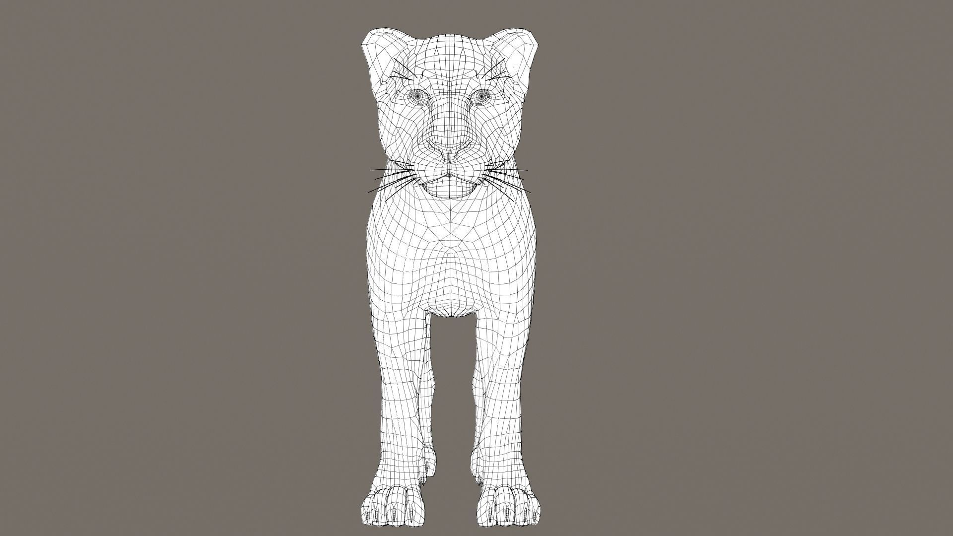 Jaguar fur Model 3D model_14