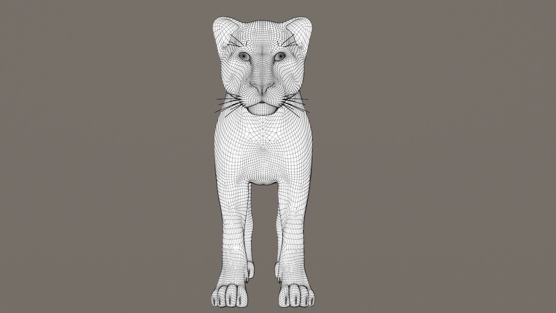 Jaguar fur Model 3D model_15