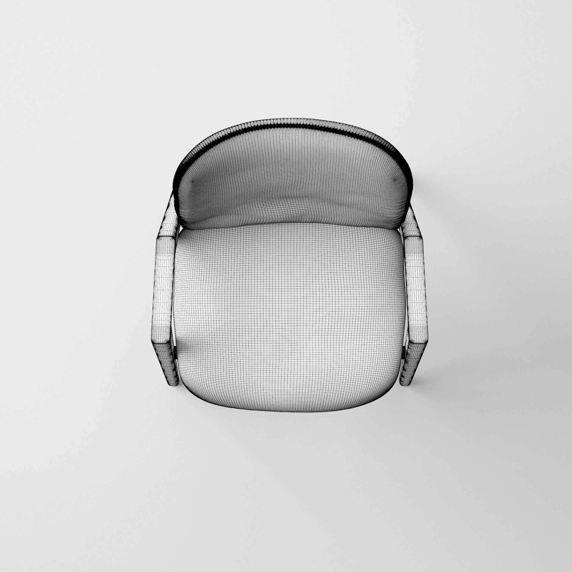 Dining Chair - High Quality Furniture 02 3D model_5