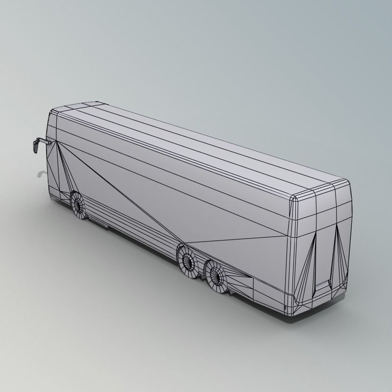 SETRA S 431 DT Double decker bus Low-poly 3D model_16