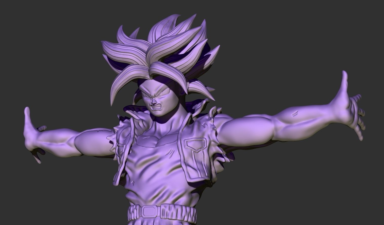Trunks - Dragon Ball Z for 3d print 3D print model_3