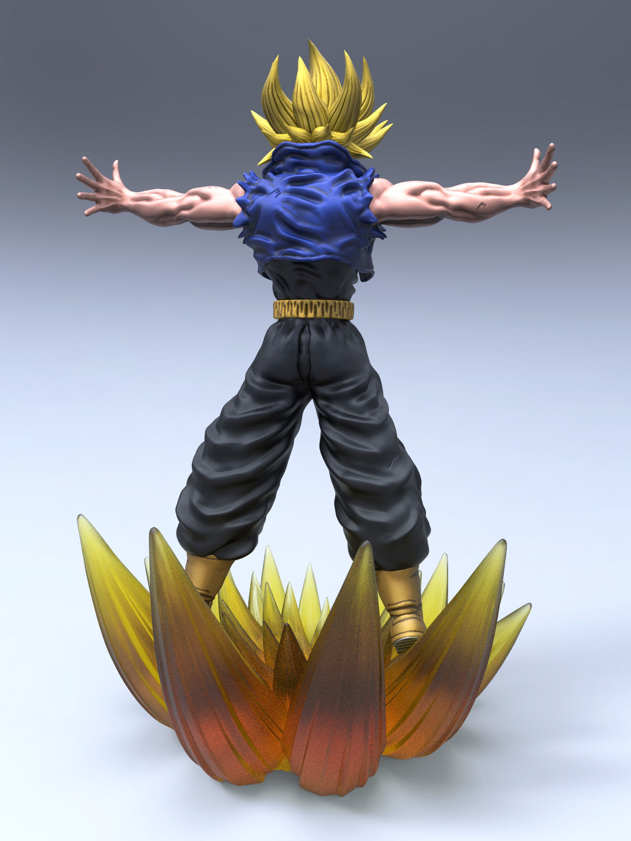 Trunks - Dragon Ball Z for 3d print 3D print model_2