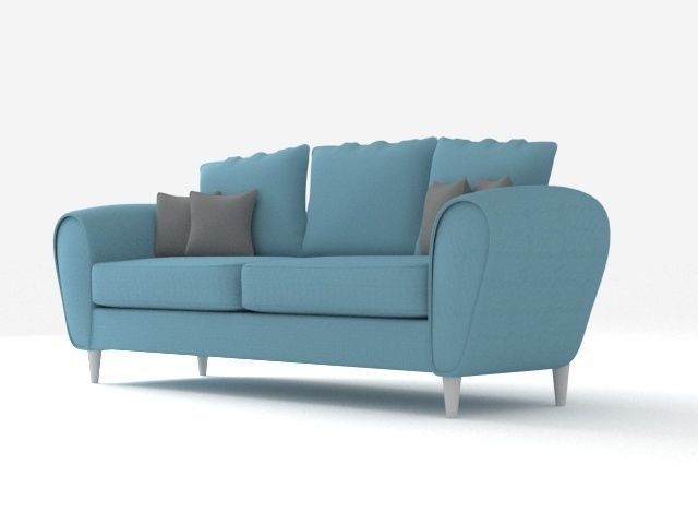 modern sofa 3D model_2