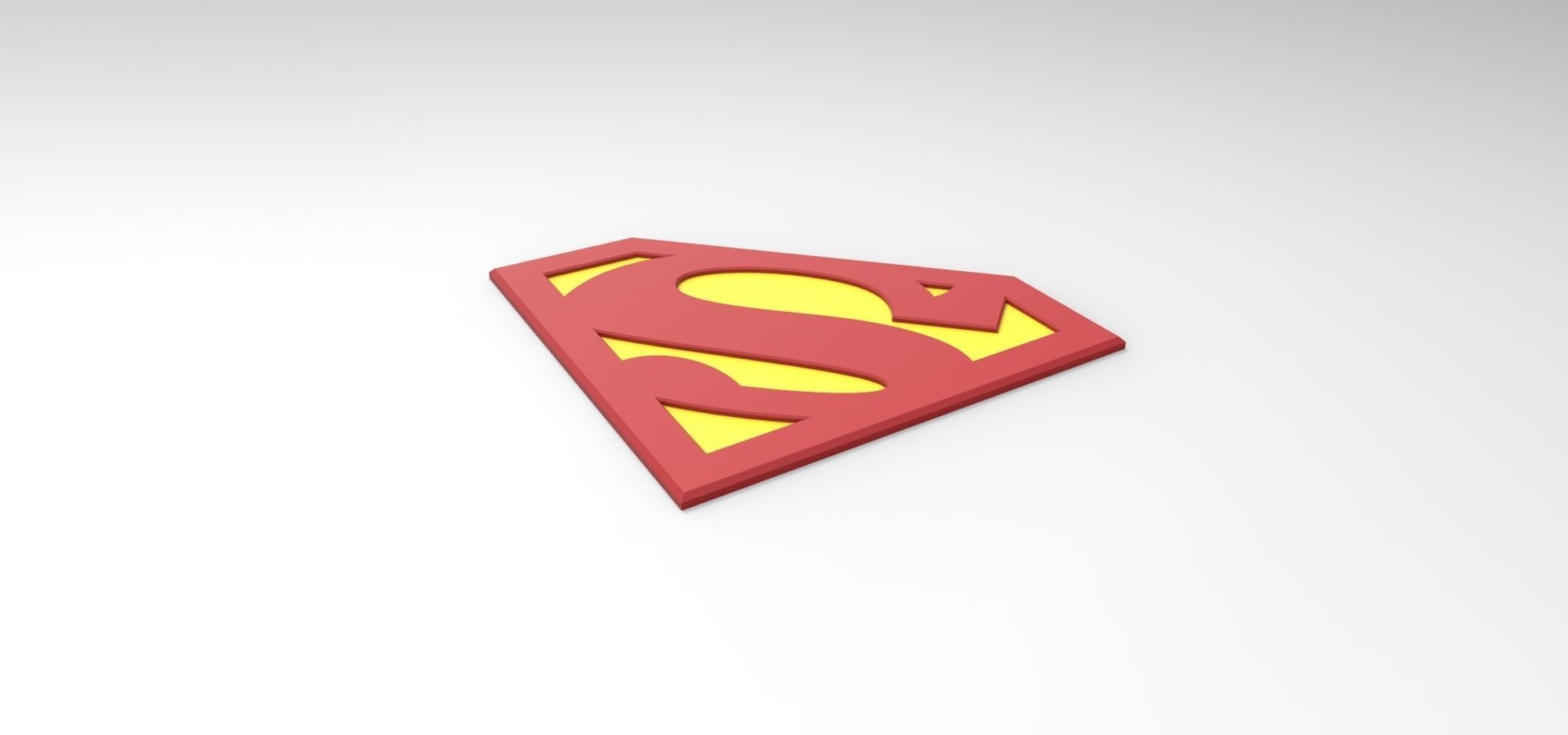 3D printable Superman emblem for cosplay costume 3D print model_1
