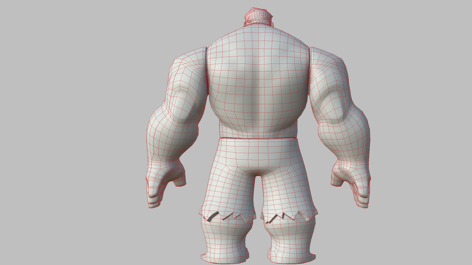 Character - Cartoon - Hulk Infinity Fan Art Low-poly 3D model_37