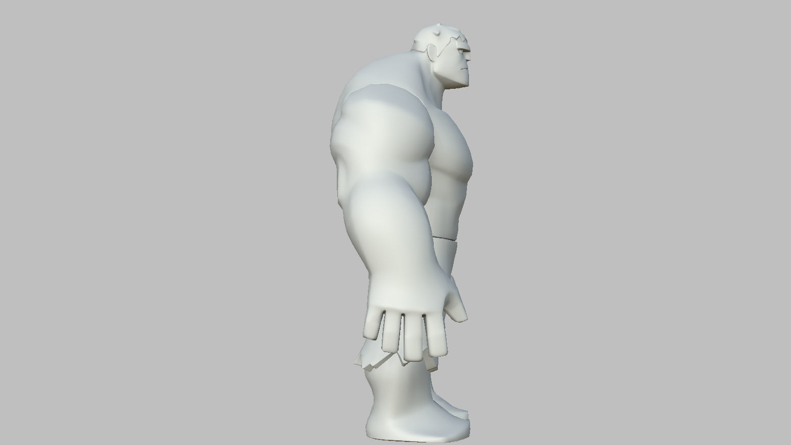Character - Cartoon - Hulk Infinity Fan Art Low-poly 3D model_27
