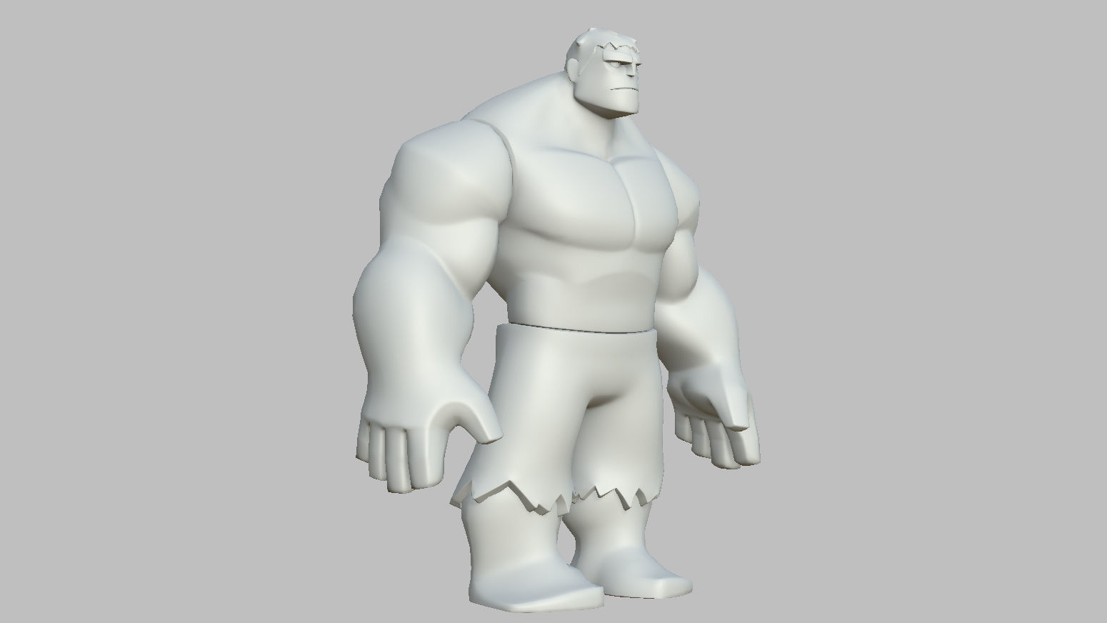 Character - Cartoon - Hulk Infinity Fan Art Low-poly 3D model_26