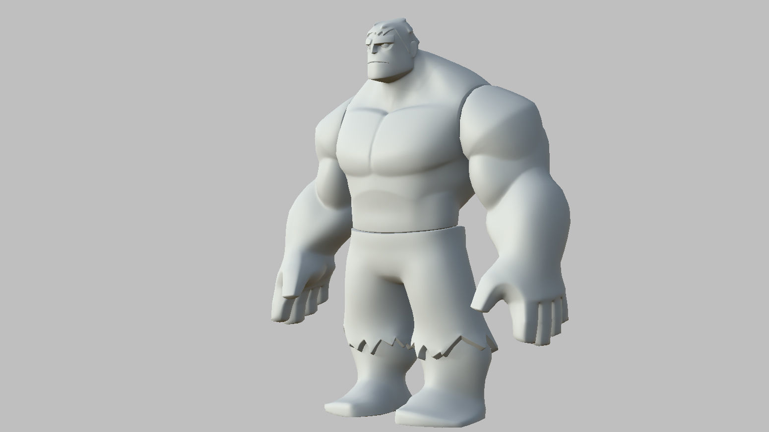 Character - Cartoon - Hulk Infinity Fan Art Low-poly 3D model_32