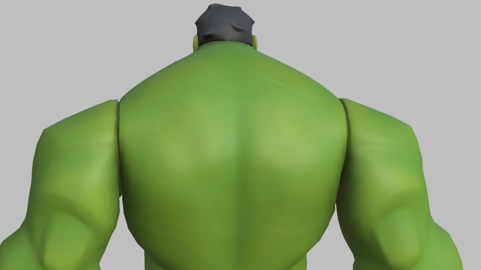 Character - Cartoon - Hulk Infinity Fan Art Low-poly 3D model_24