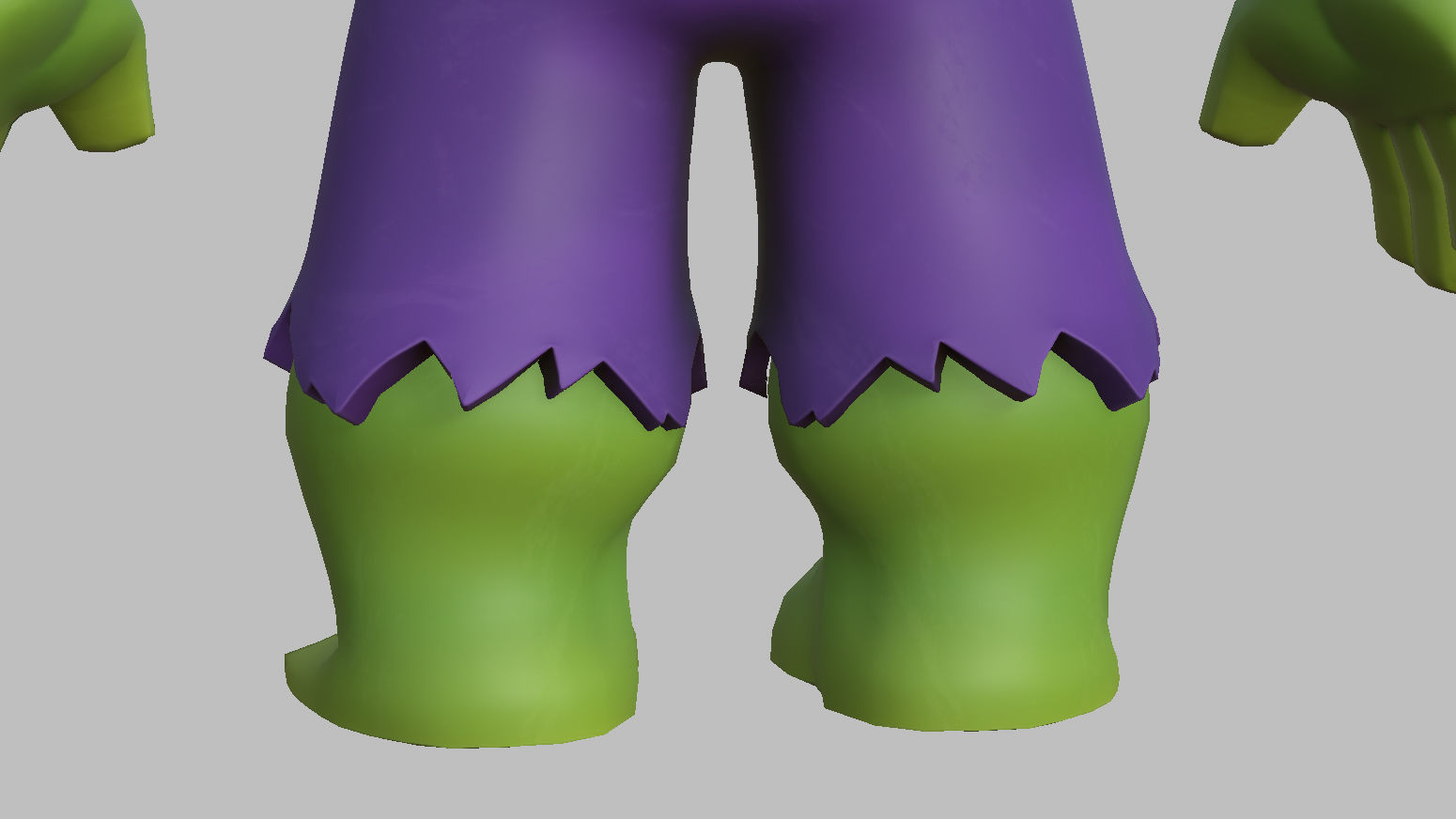 Character - Cartoon - Hulk Infinity Fan Art Low-poly 3D model_23