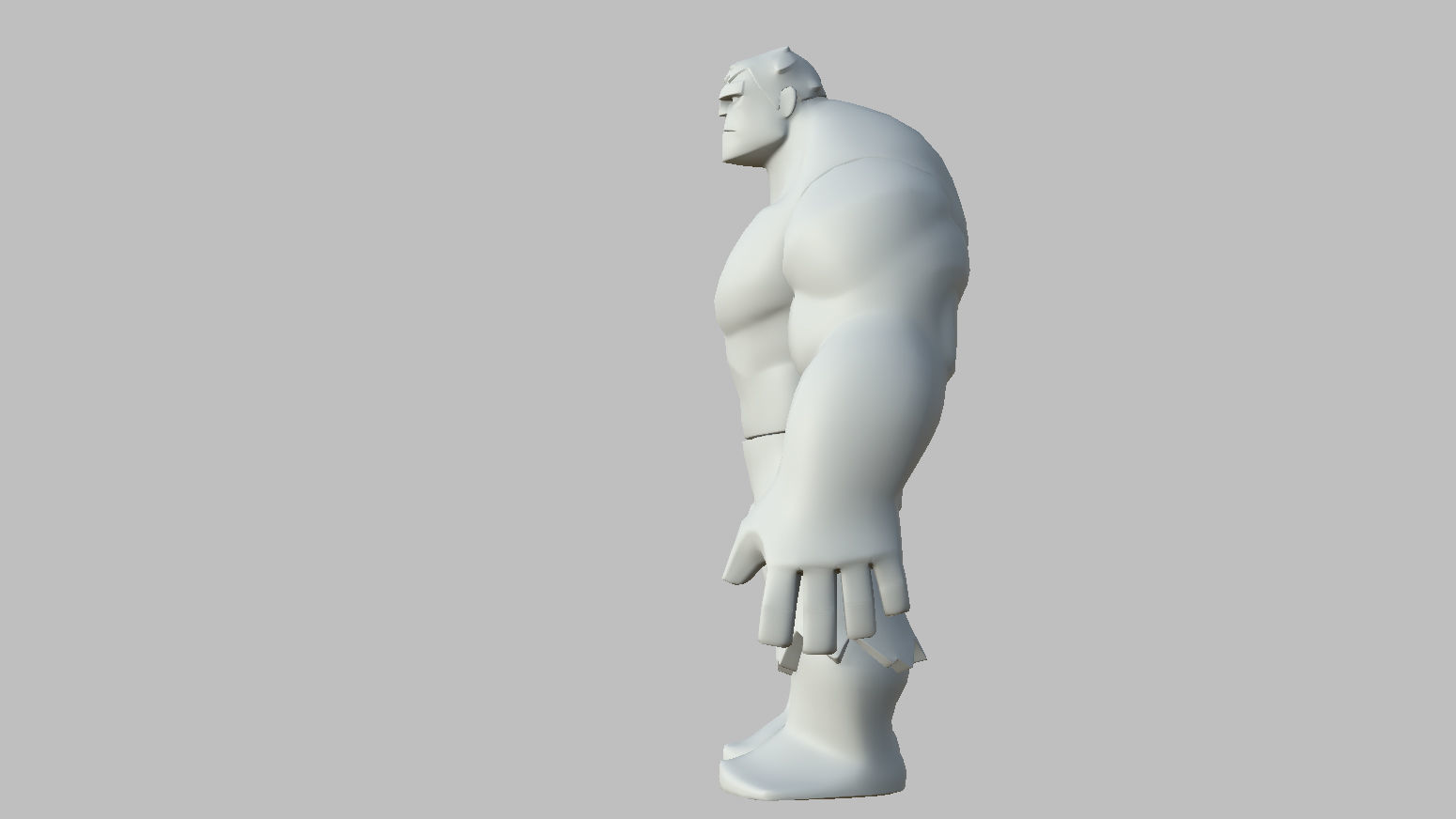 Character - Cartoon - Hulk Infinity Fan Art Low-poly 3D model_31
