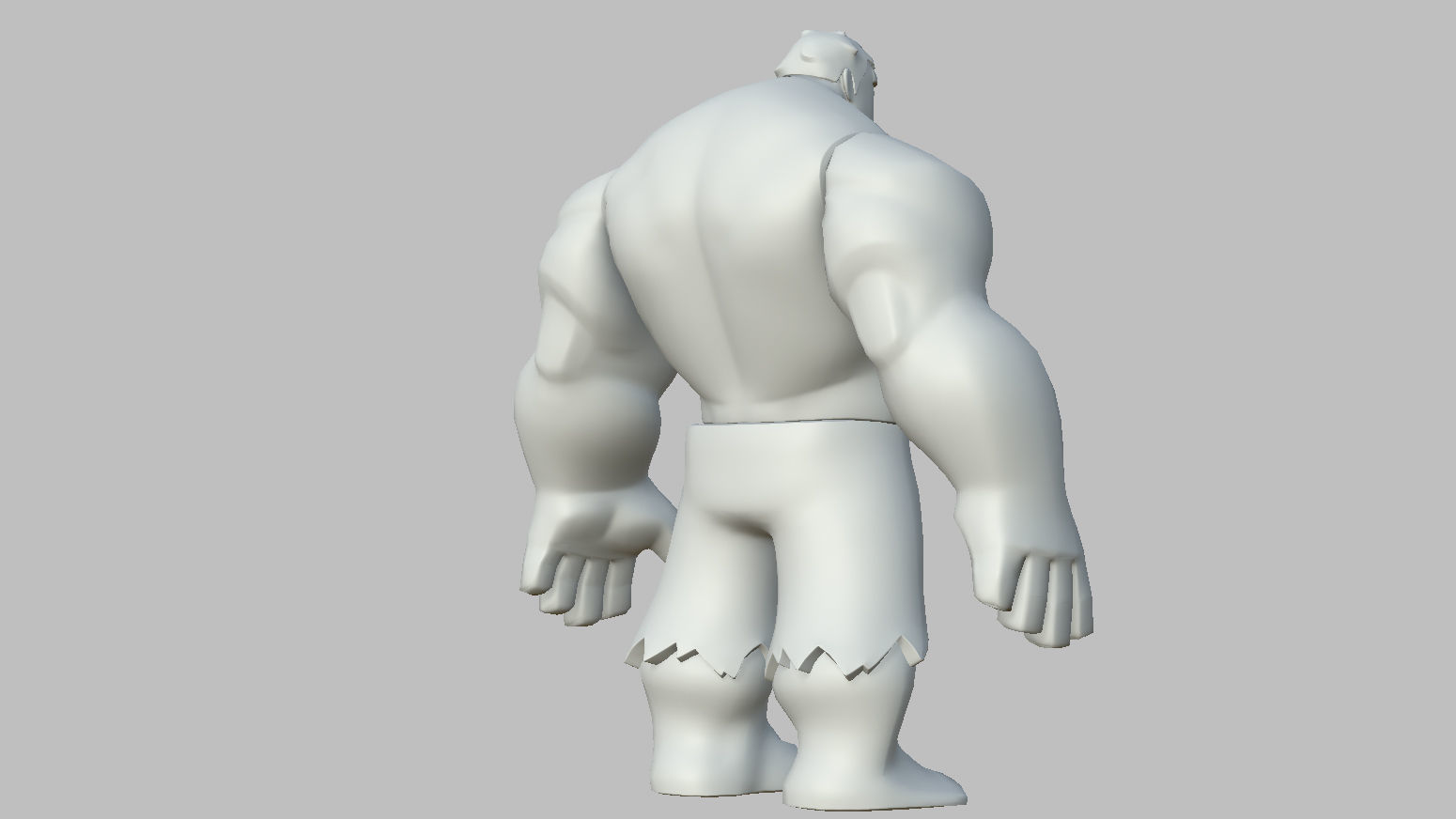 Character - Cartoon - Hulk Infinity Fan Art Low-poly 3D model_28