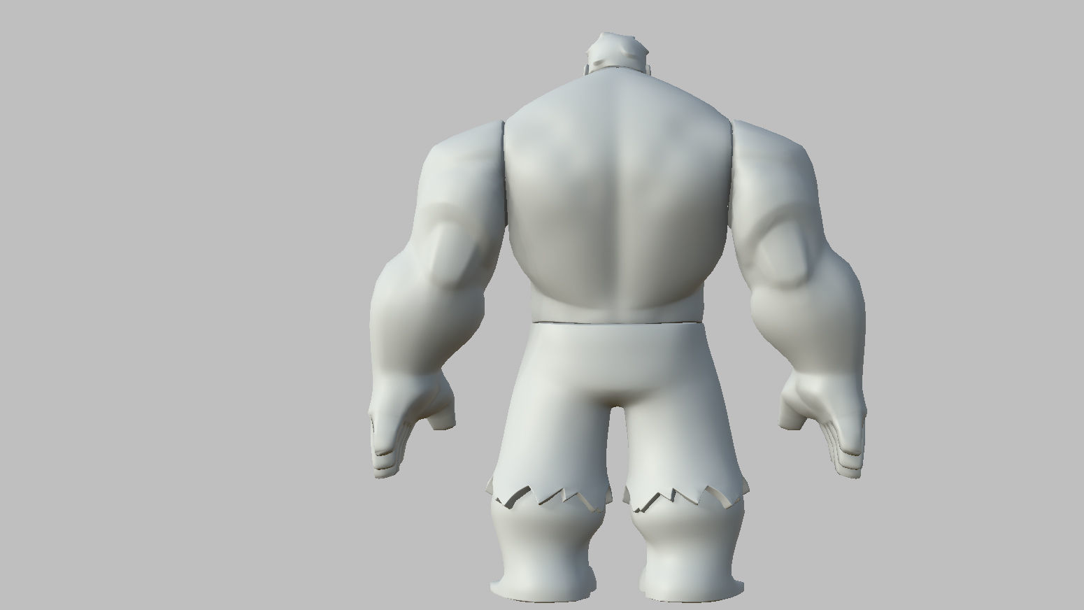 Character - Cartoon - Hulk Infinity Fan Art Low-poly 3D model_29