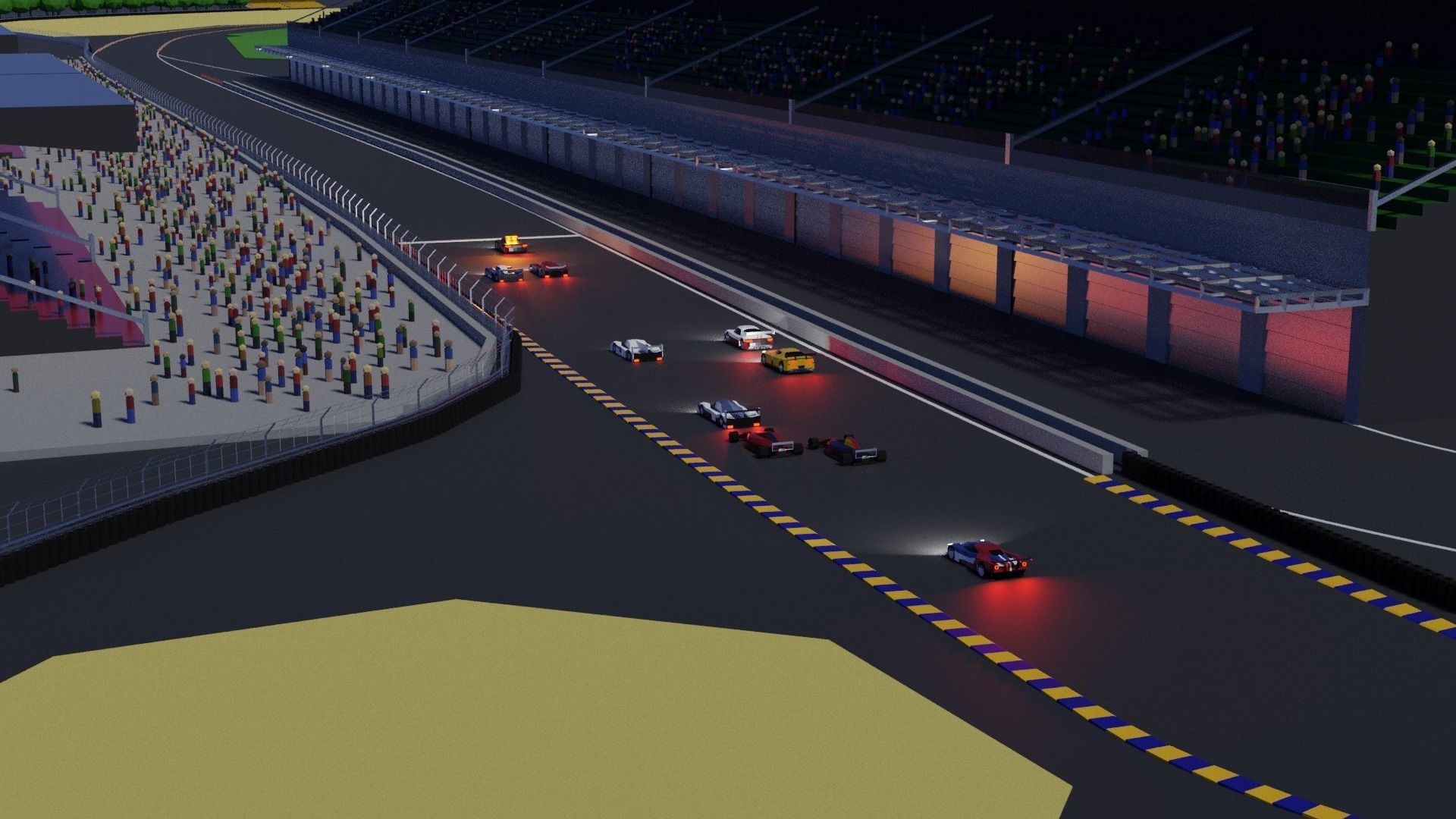 Low Poly Racing Car Pack Low-poly 3D model_15