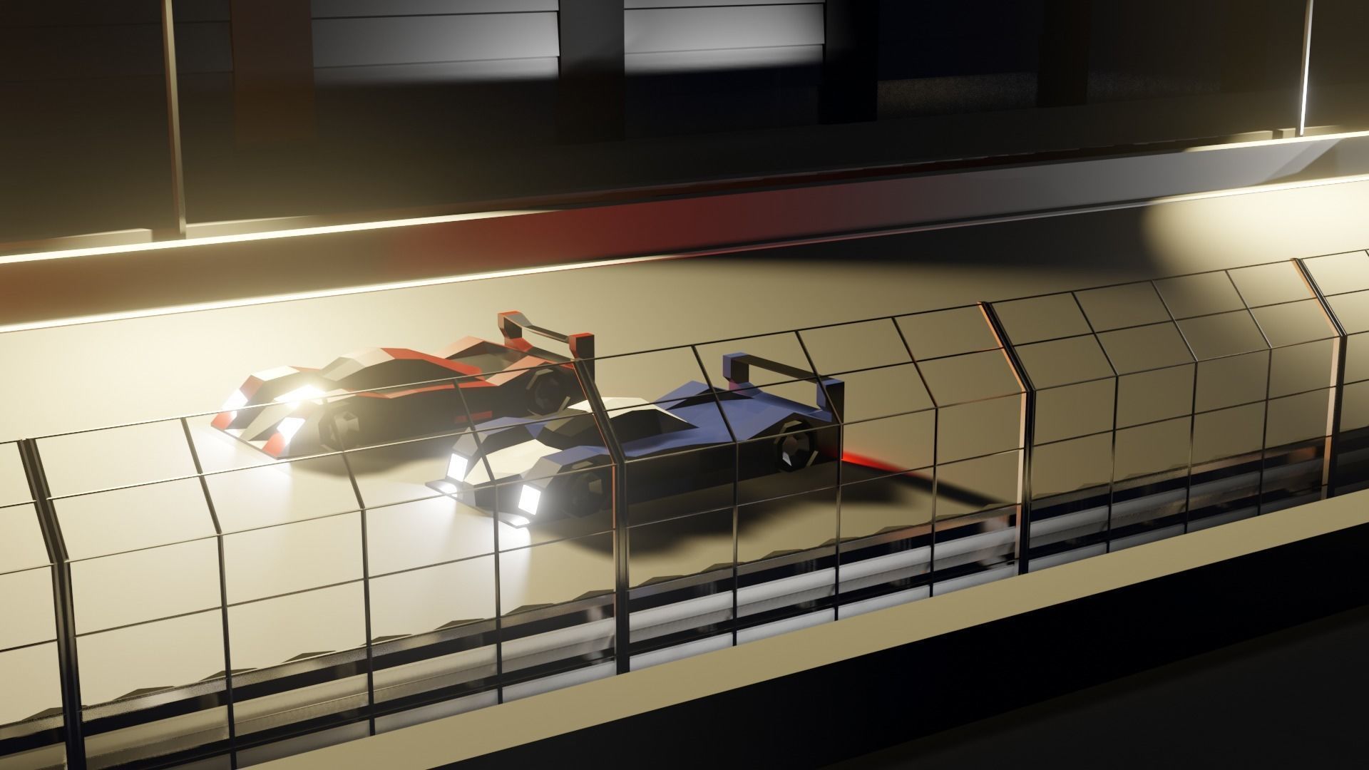 Low Poly Racing Car Pack Low-poly 3D model_13