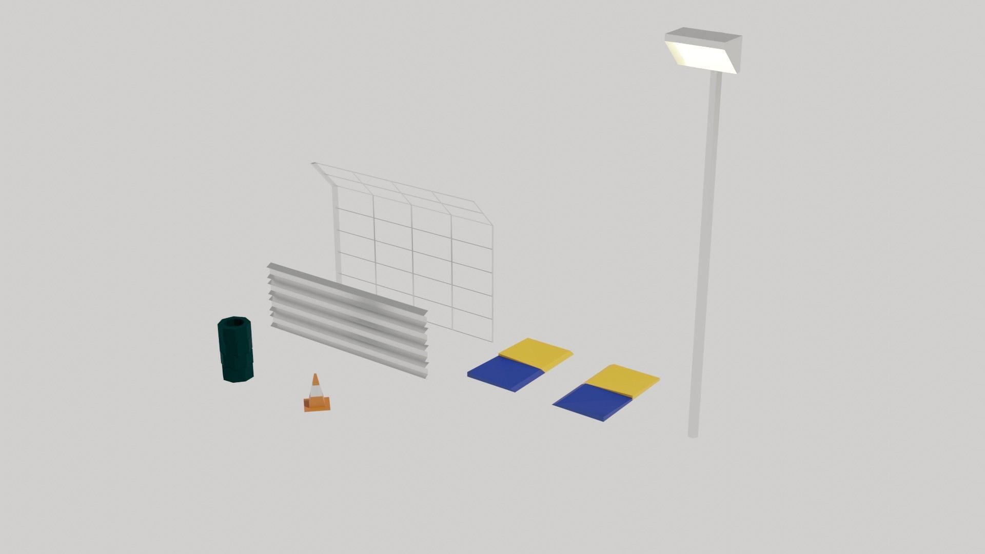 Low Poly Racing Car Pack Low-poly 3D model_12