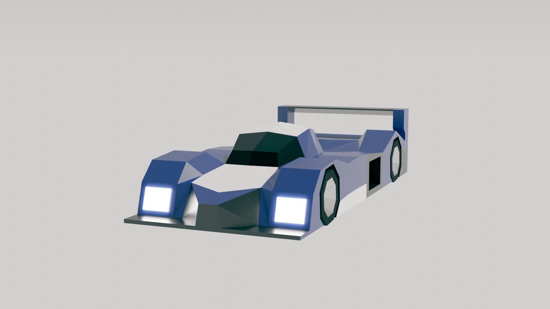 Low Poly Racing Car Pack Low-poly 3D model_2