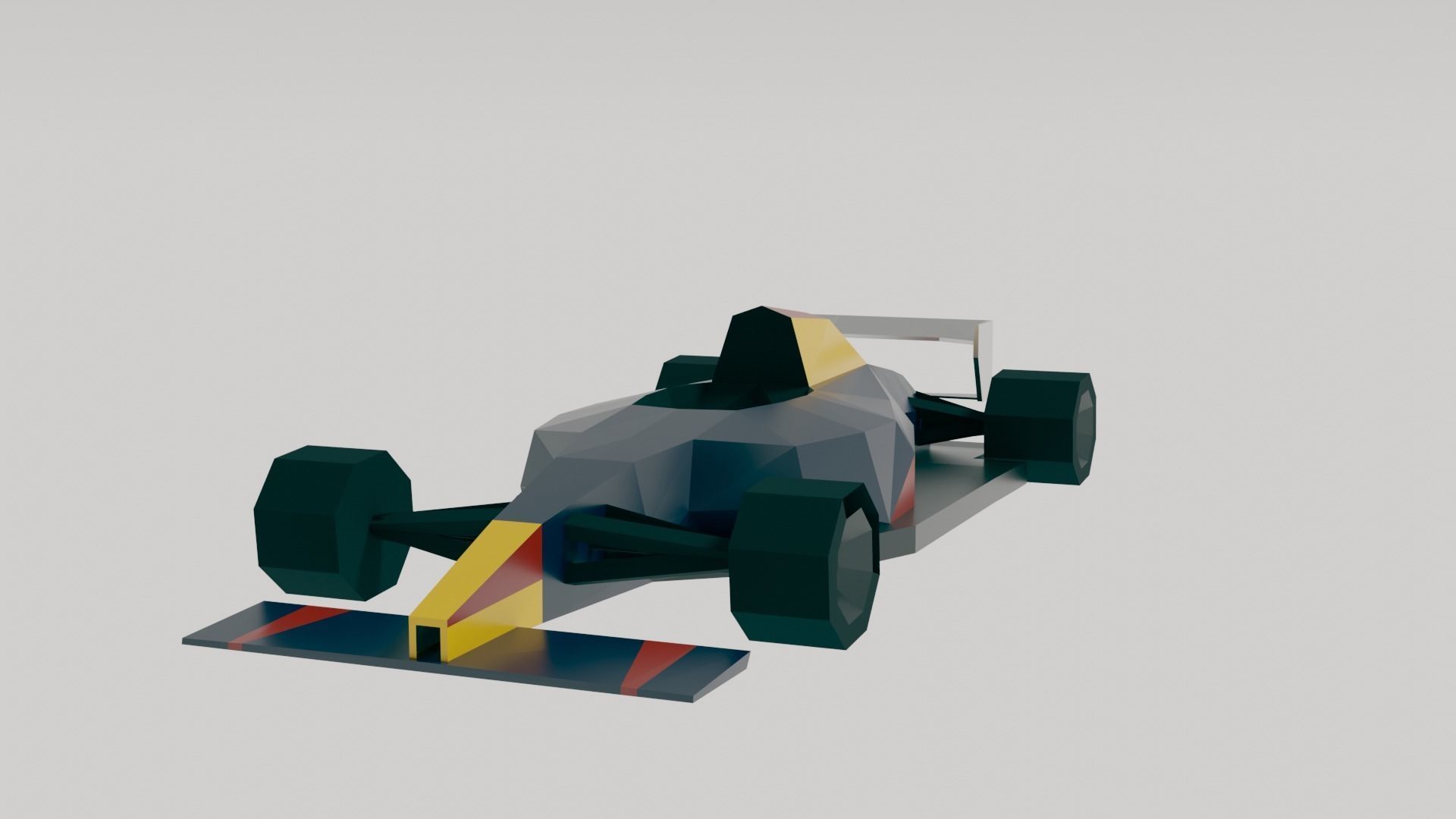 Low Poly Racing Car Pack Low-poly 3D model_7