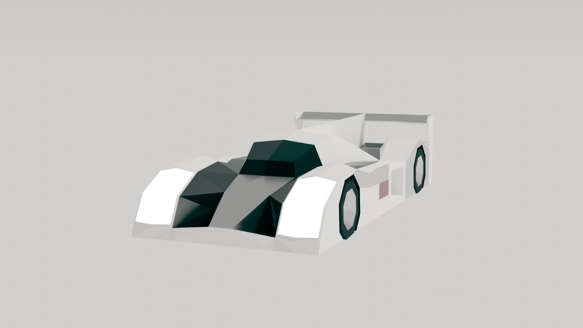 Low Poly Racing Car Pack Low-poly 3D model_4
