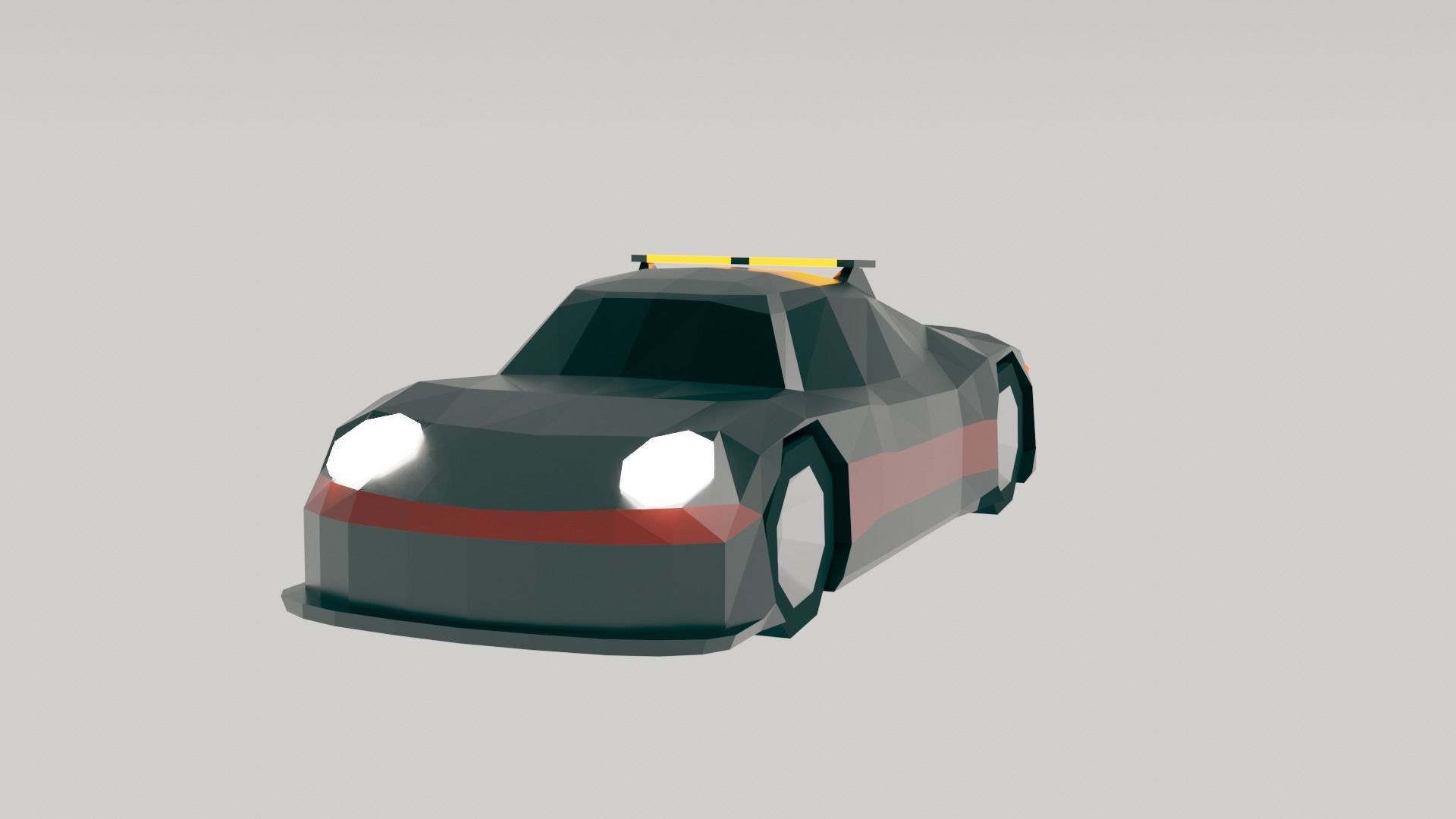 Low Poly Racing Car Pack Low-poly 3D model_10