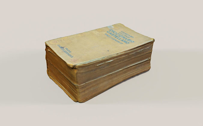 Old Spanish Book 3D model