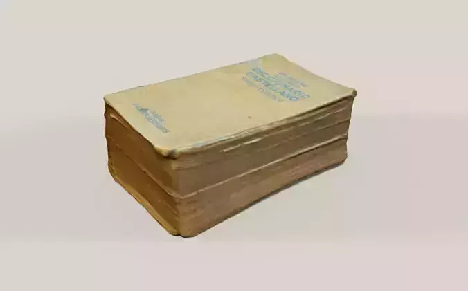 Old Spanish Book 3D model