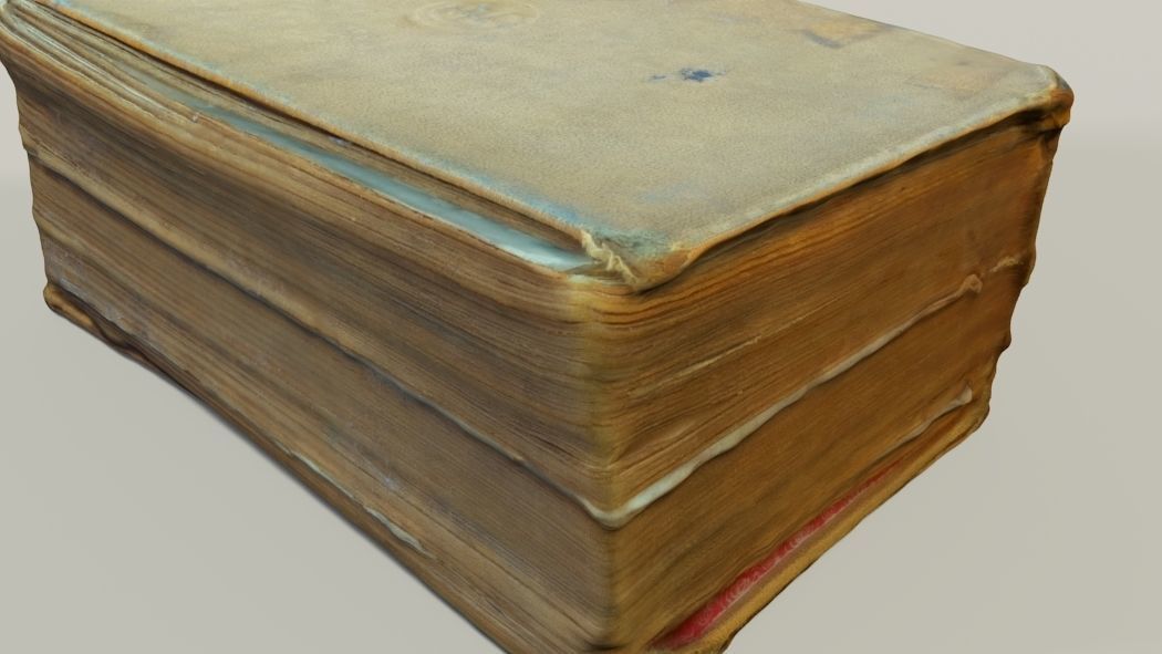 Old Spanish Book 3D model_7