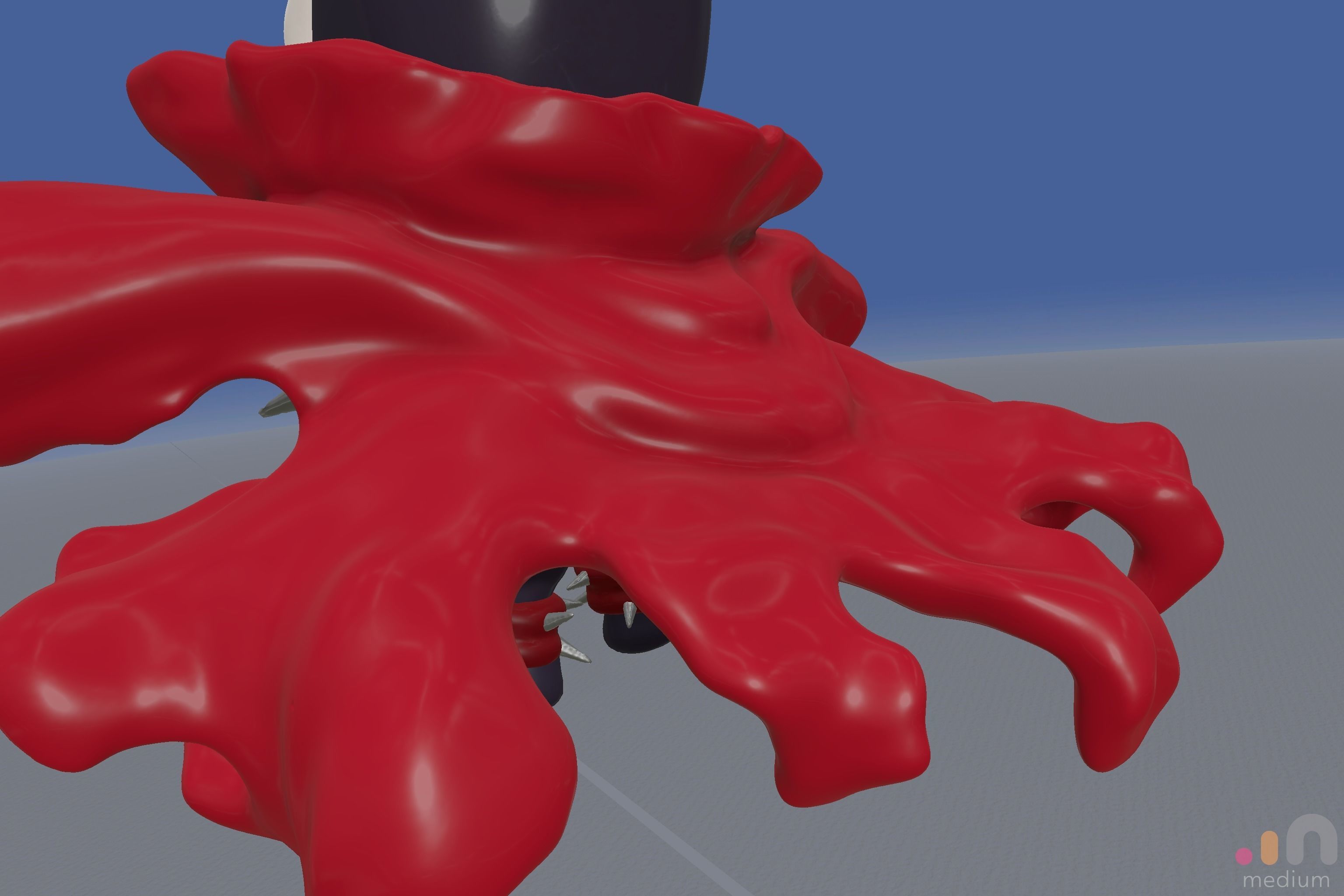 Spawn Comic Superhero character Chibi SD version 3D model_8