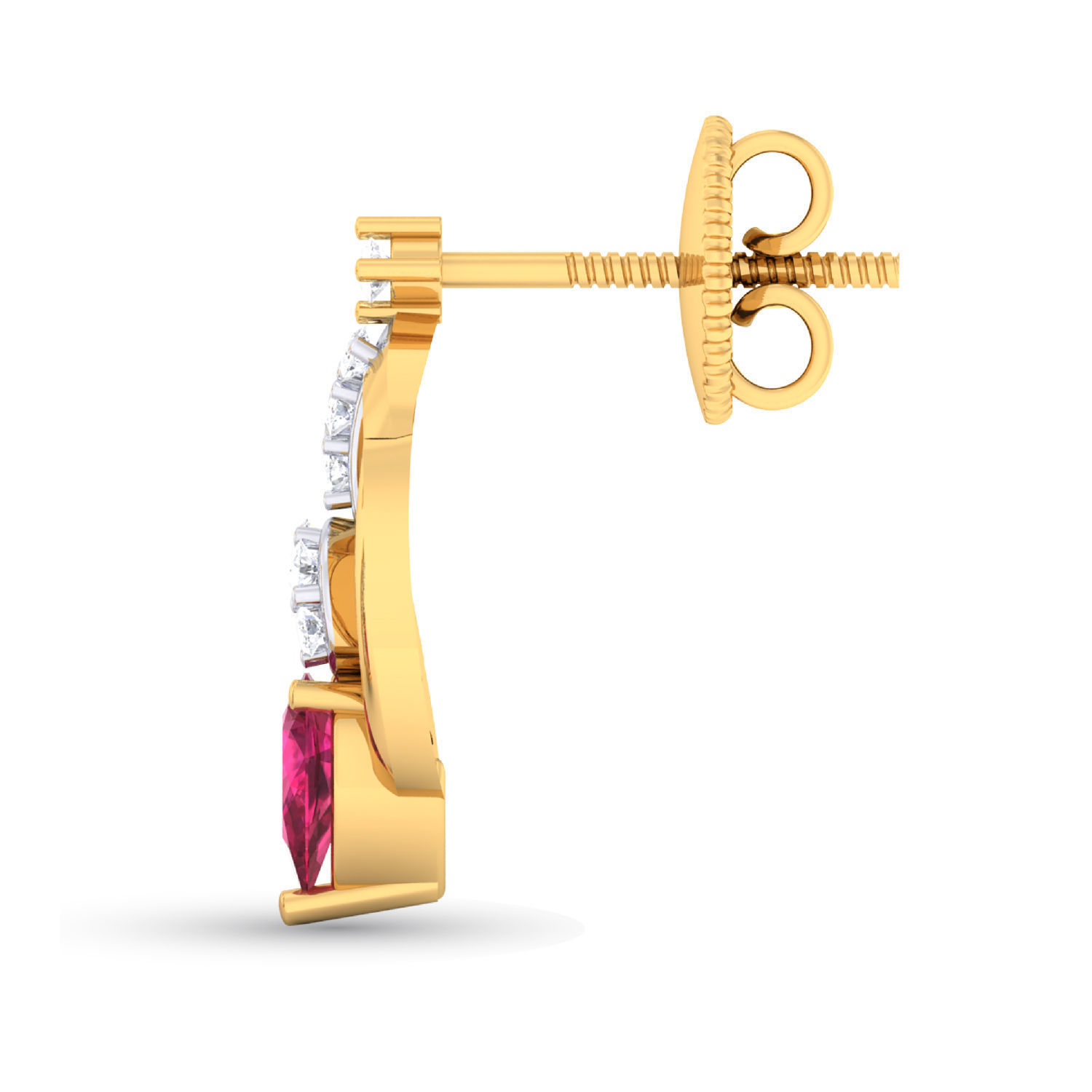 Women pendant-earrings set 3dm mgx render detail 3D print model 3D print model_3