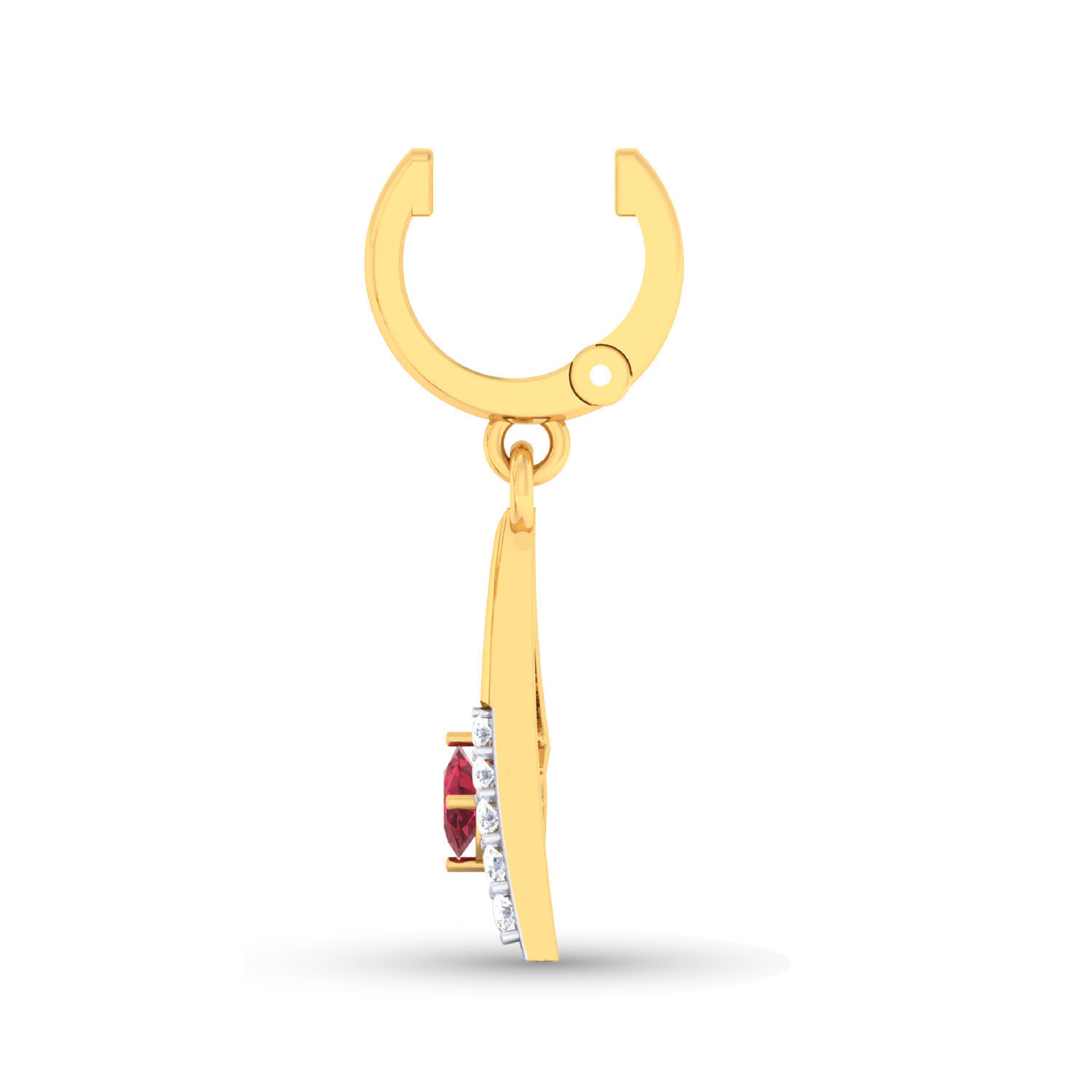 Women pendant-earrings set 3dm mgx render detail 3D print model 3D print model_3