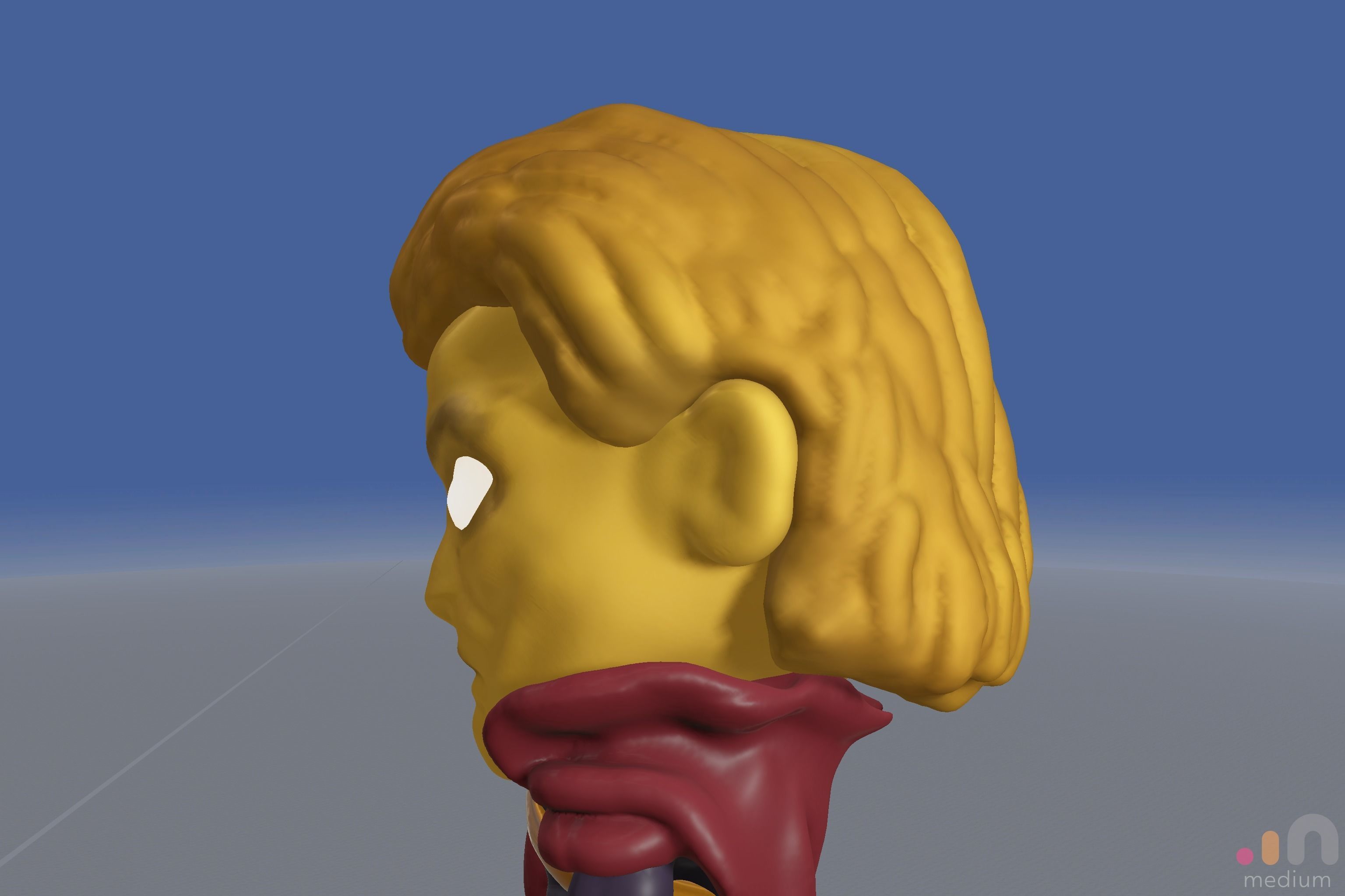 Adam Warlock Comic Character Chibi SD version 3D model_13