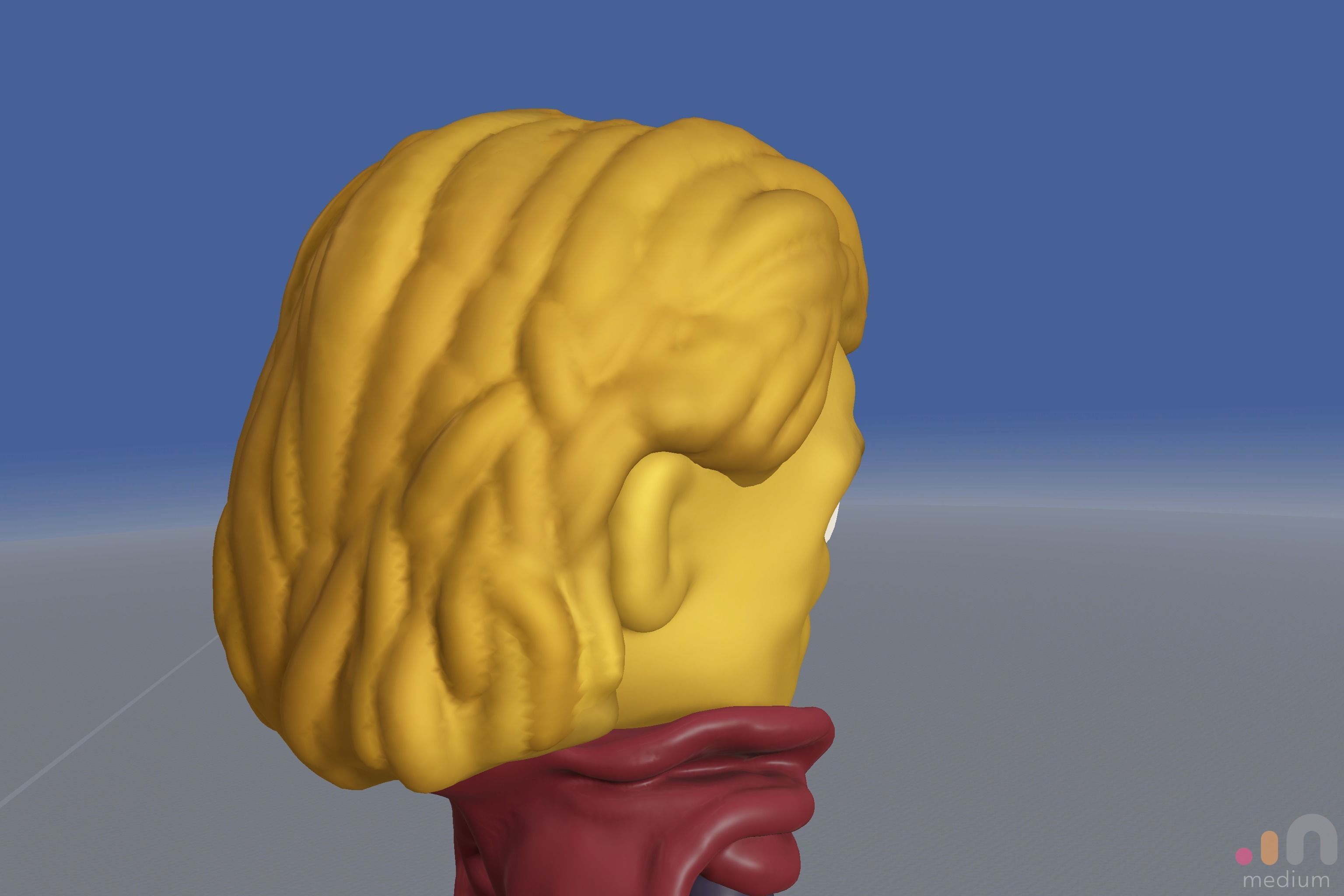 Adam Warlock Comic Character Chibi SD version 3D model_4