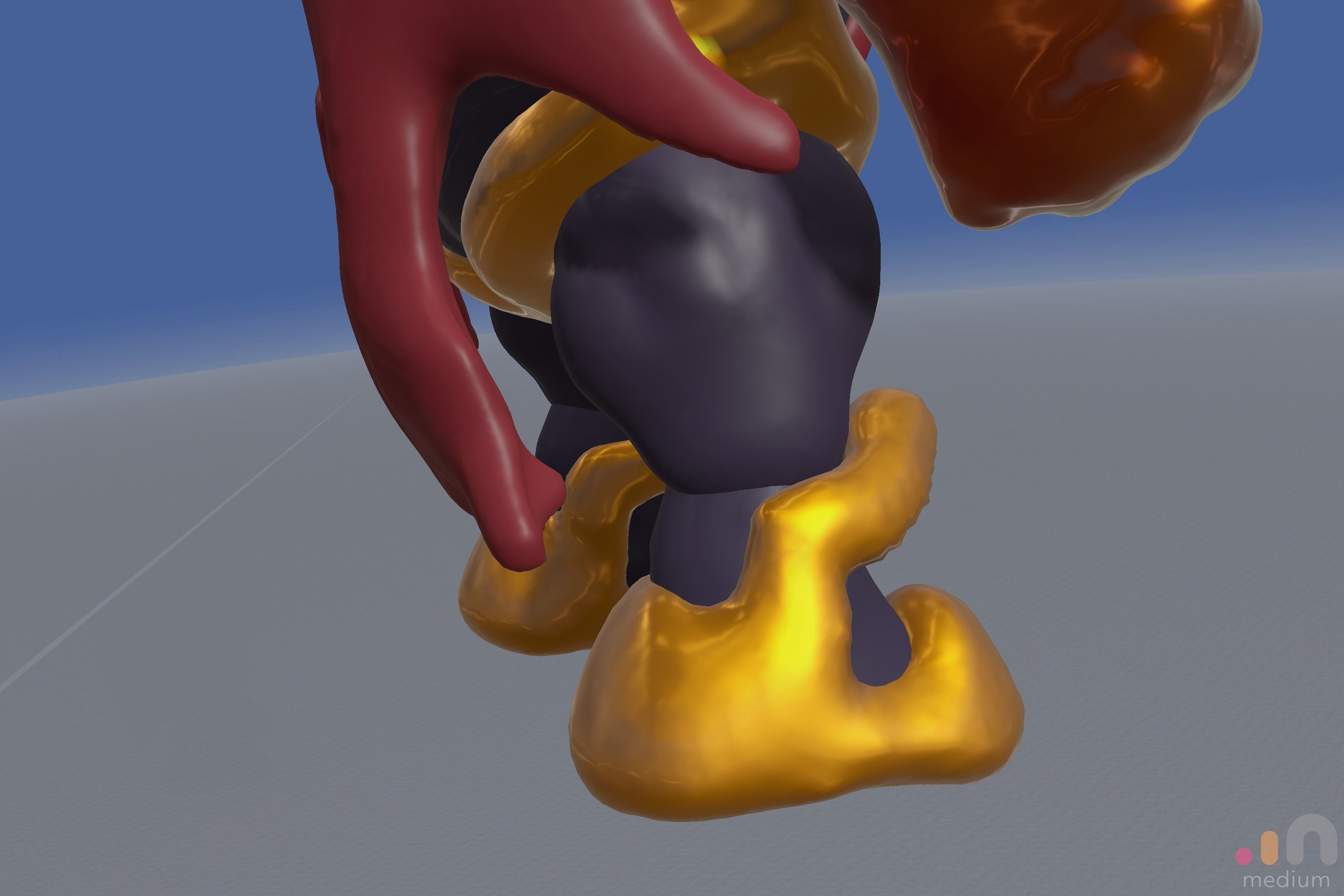 Adam Warlock Comic Character Chibi SD version 3D model_11