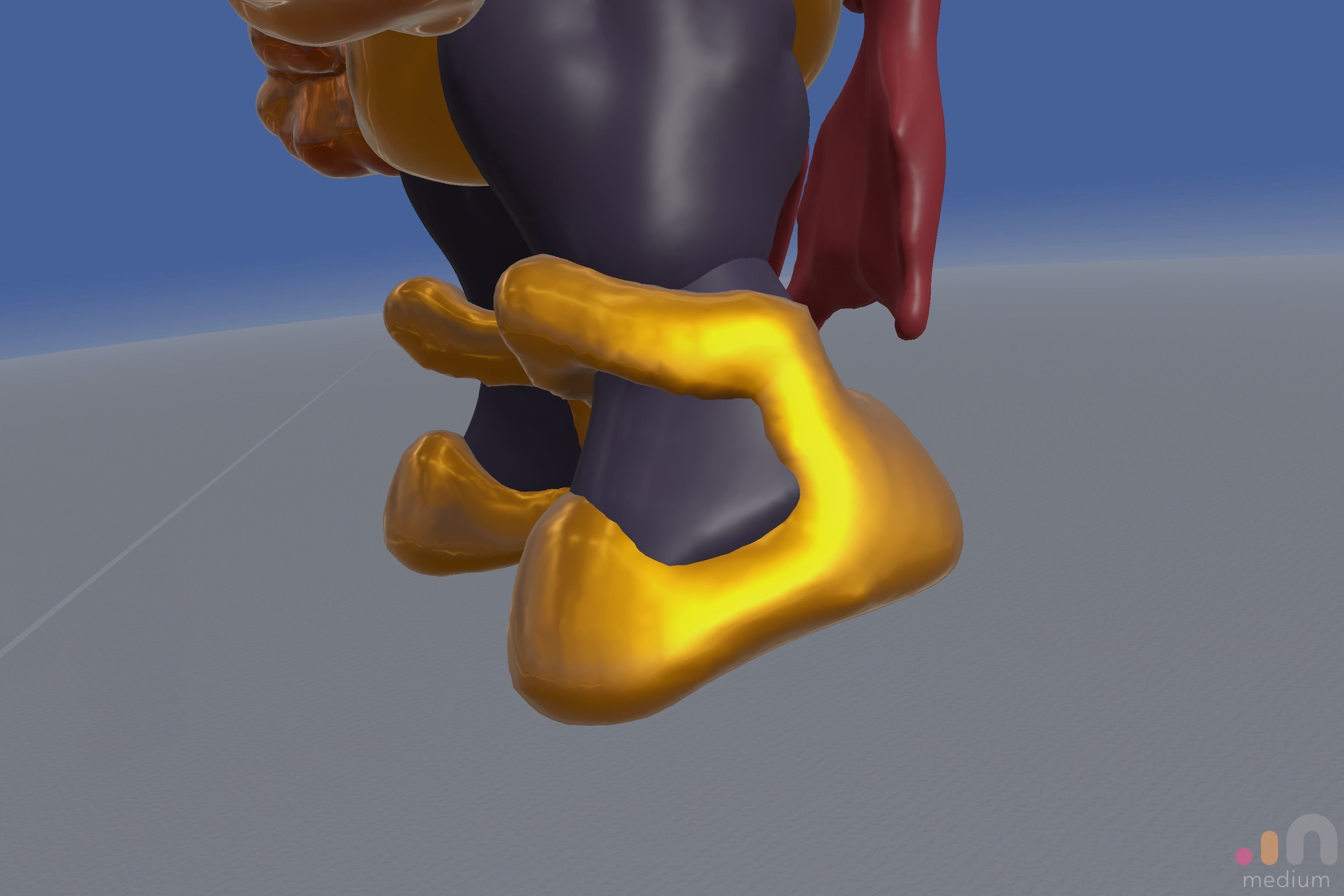 Adam Warlock Comic Character Chibi SD version 3D model_10