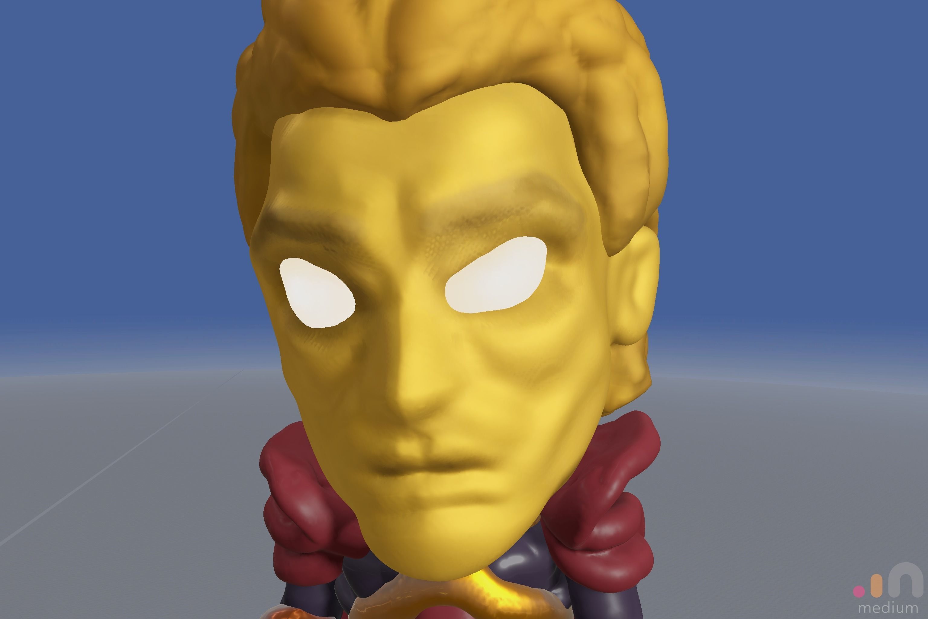 Adam Warlock Comic Character Chibi SD version 3D model_12