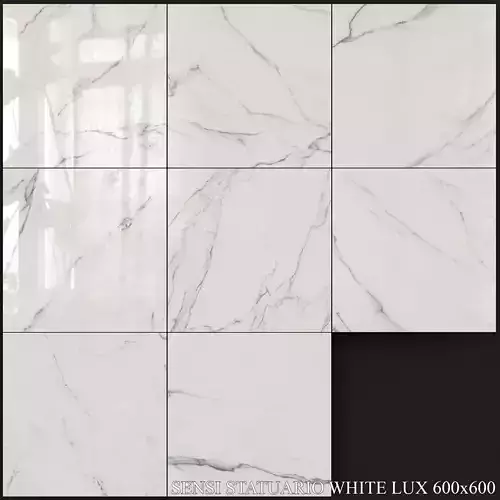 ABK Sensi Statuario White Lux 600x600