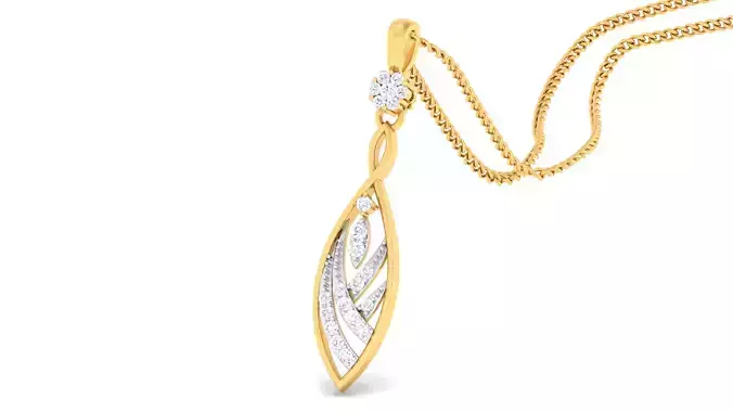 Women pendant-earrings set 3dm mgx render detail 3D print model