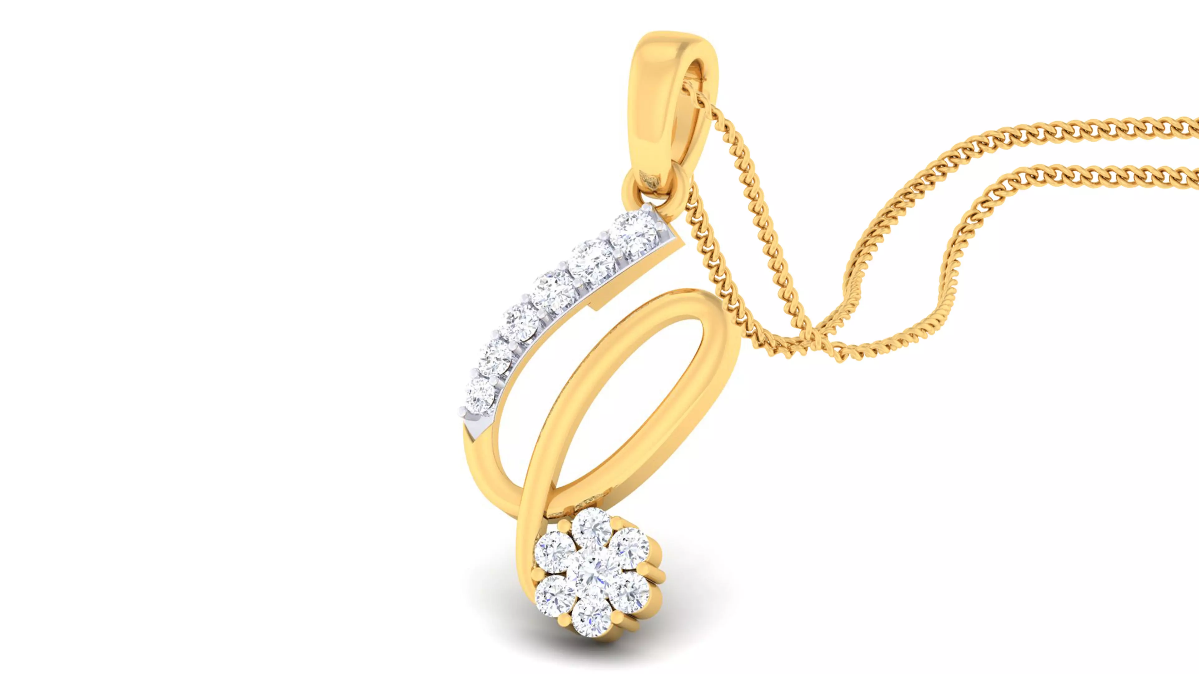 Women pendant-earrings set 3dm mgx render detail 3D print model 3D print model_0