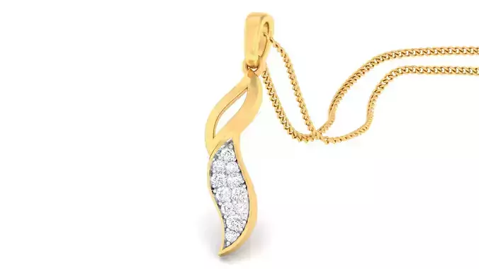 Women pendant-earrings set 3dm mgx render detail 3D print model