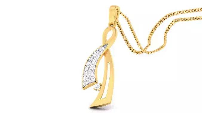 Women pendant-earrings set 3dm mgx render detail 3D print model