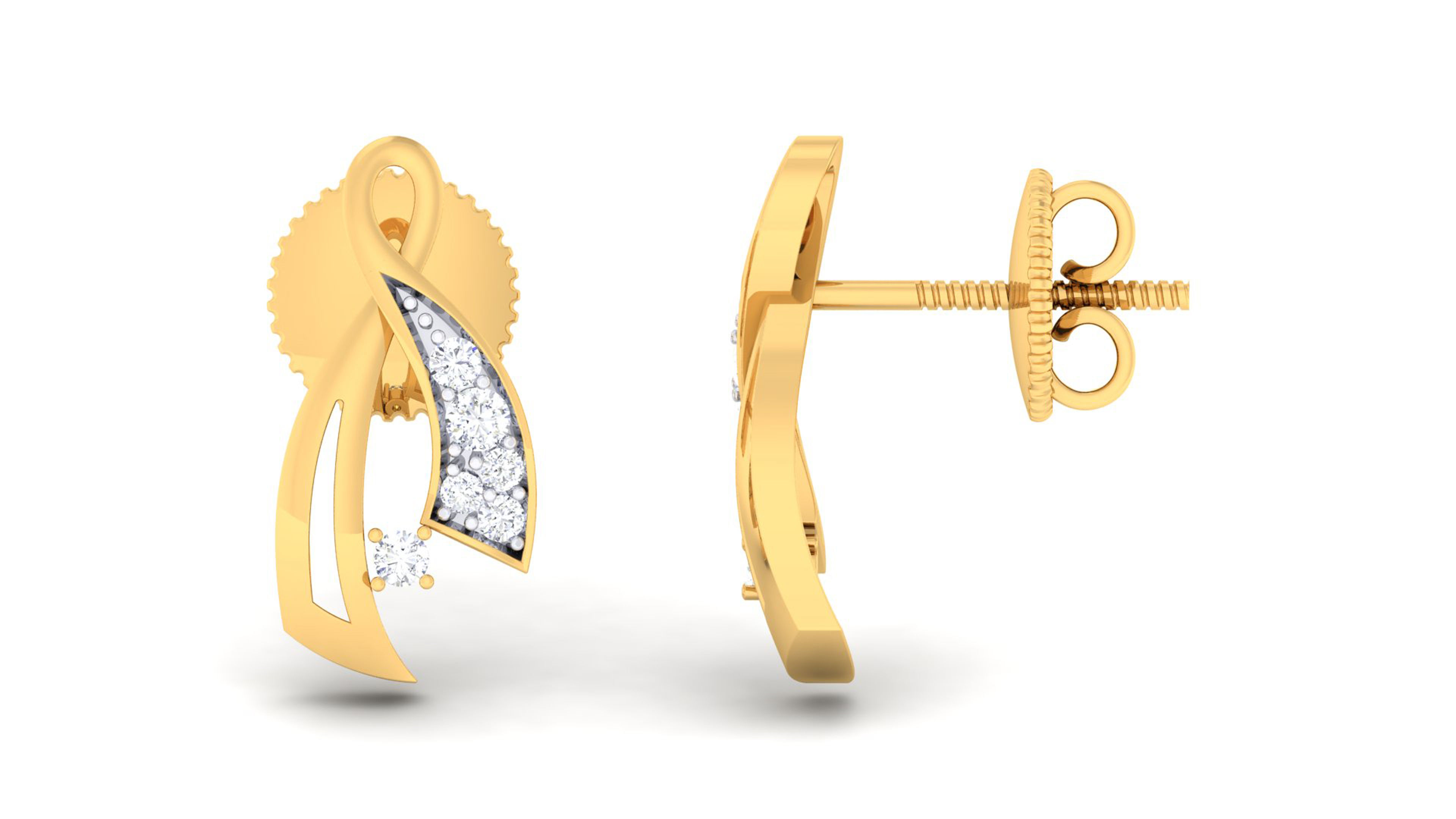 Women pendant-earrings set 3dm mgx render detail 3D print model 3D print model_4