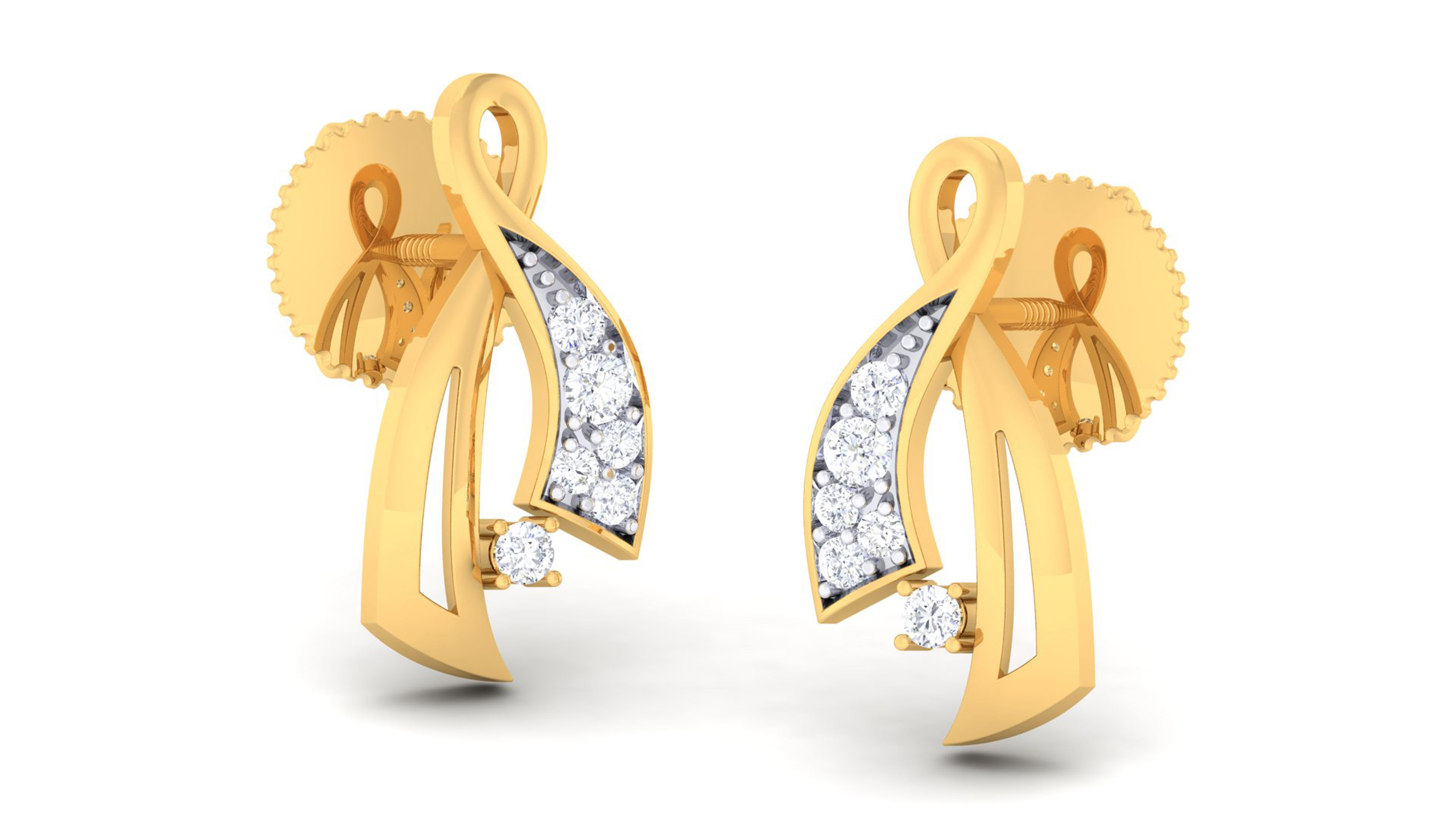 Women pendant-earrings set 3dm mgx render detail 3D print model 3D print model_1