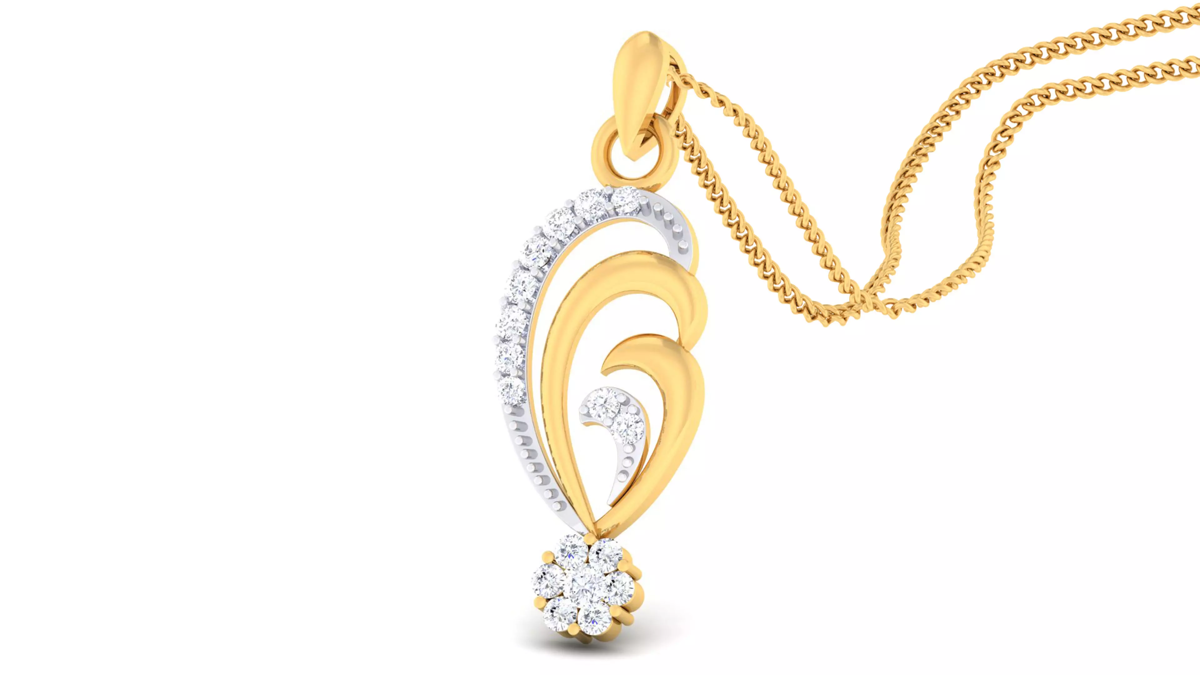 Women pendant-earrings set 3dm mgx render detail 3D print model 3D print model_0